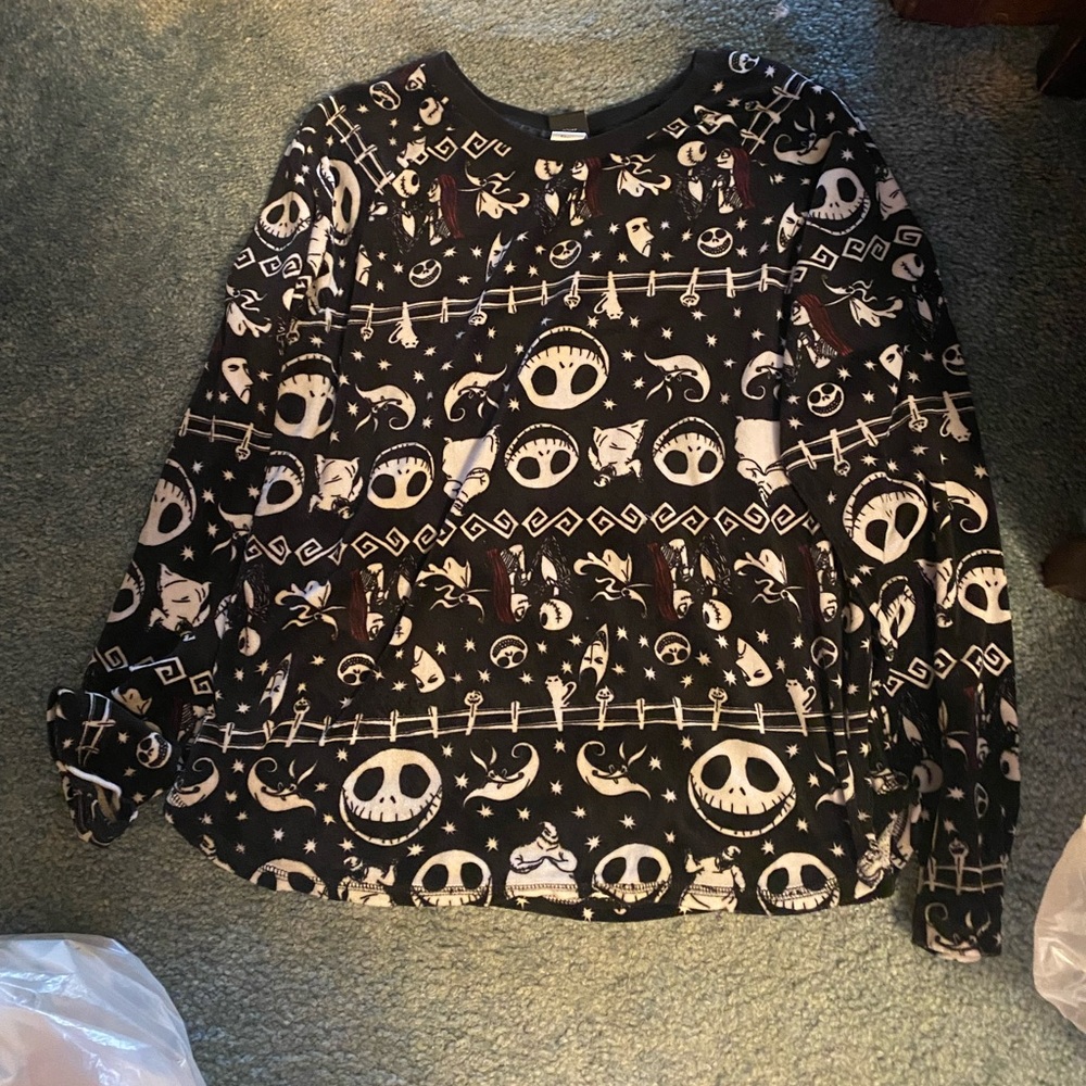 Disney a night before christmas pajama top